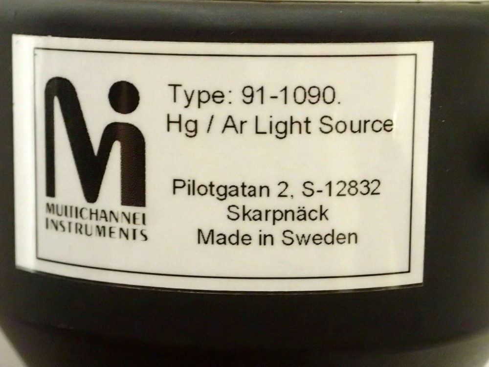 MULTICHANNEL INS Hg/Ar LIGHT SOURCE w/ ARCOTRONIC AT513XE-E27 & PL-S TESTED