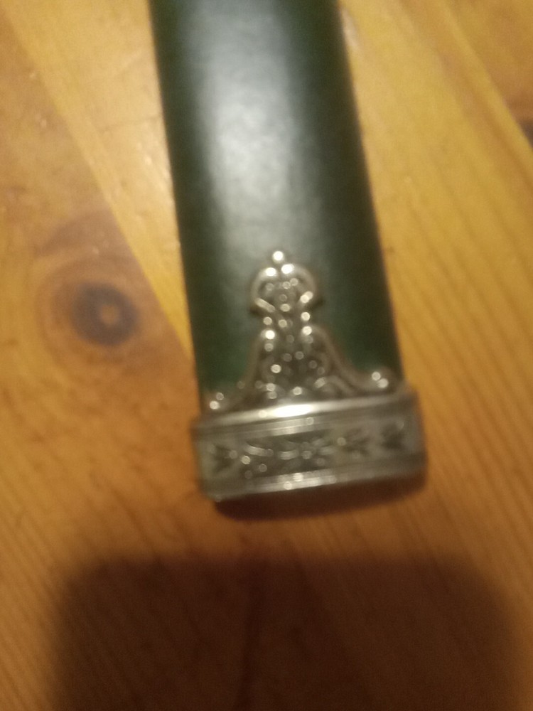 Ceremonial Dagger Knife With Scabbard, 14"