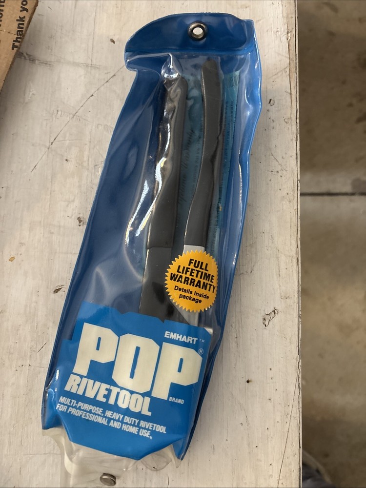 EMHART ~ Pop Rivetool 1/8"-5/32"-3/16" Rivets USA. No User Guide