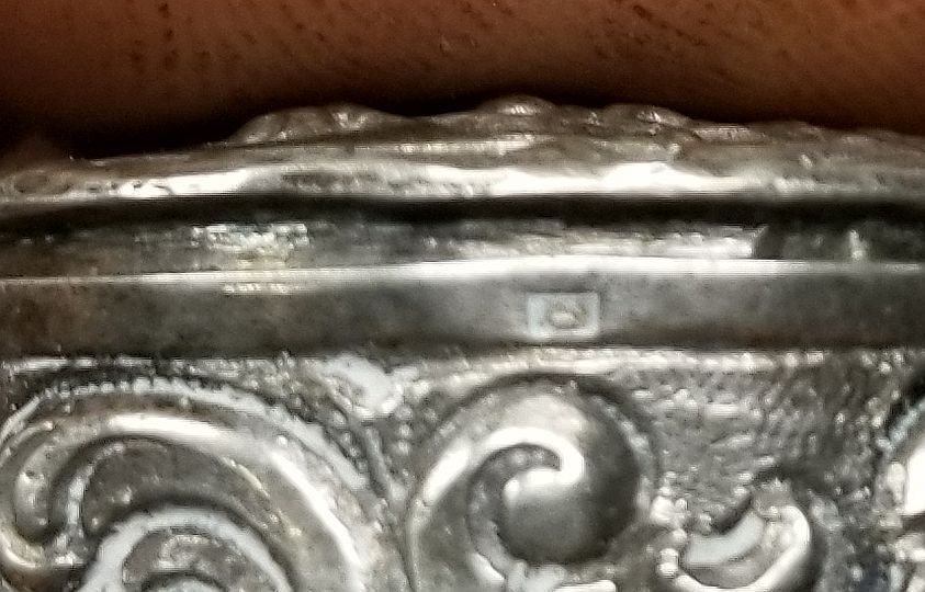 Antique Austrian German Hallmarked 830 Silver Pill Box Snuff