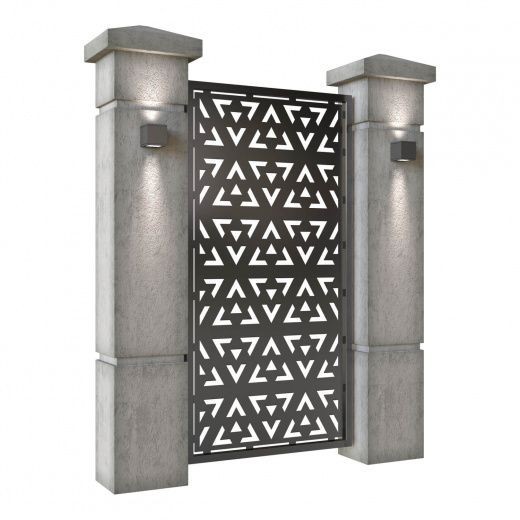Gorgeous Custom Handcrafted Metal Entry Gate