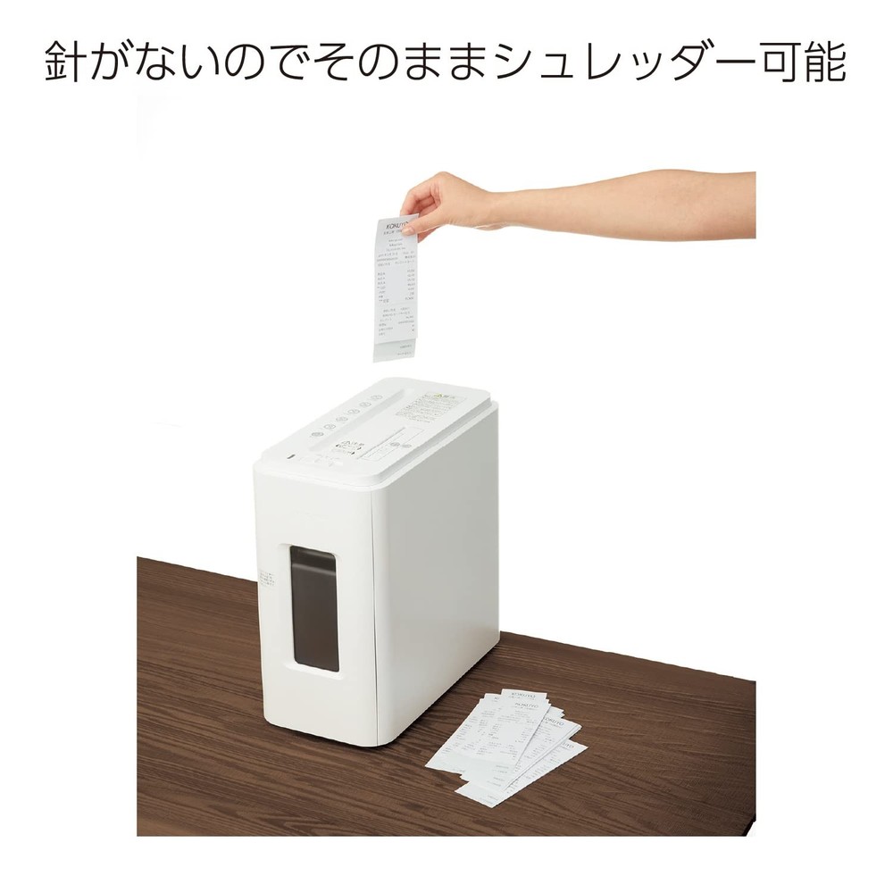 Stapleless Stapler Harinacs Press Holeless for 5 Sheets Binding White
