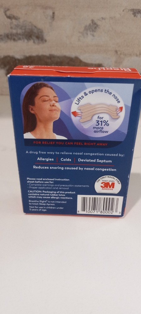 BREATHE RIGHT NASAL STRIPS EXTRA STRENGTH TAN EXP 2029
