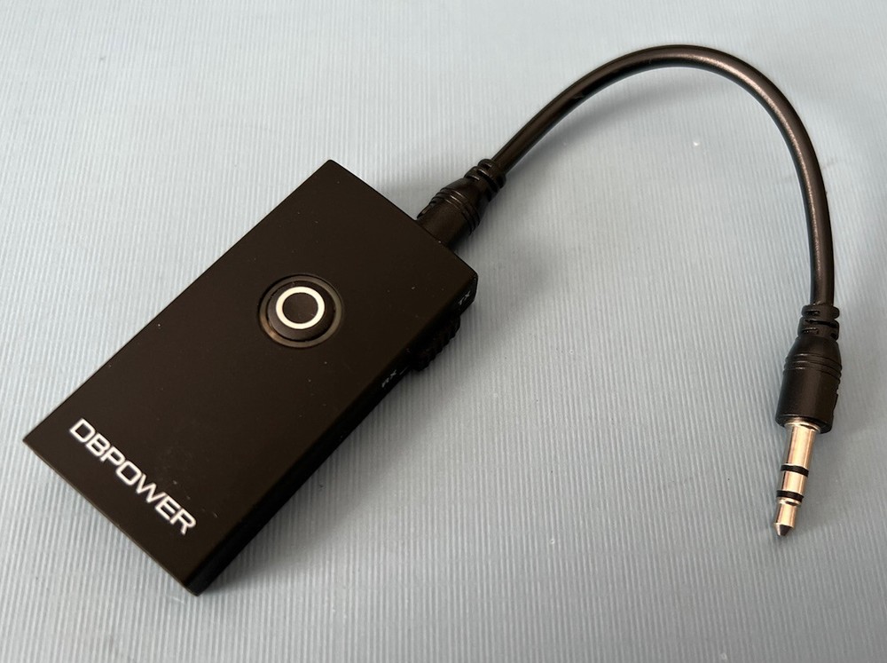 DBPOWER 2 in 1 Bluetooth Transmitter & Receiver w/ 3.5mm Output & Button Switch