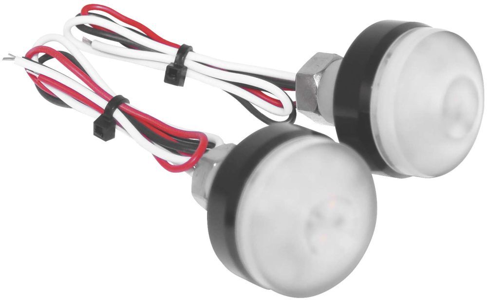 Letric Lighting Surface Indicator Lights Black/White/Amber LLC-BSM-TS