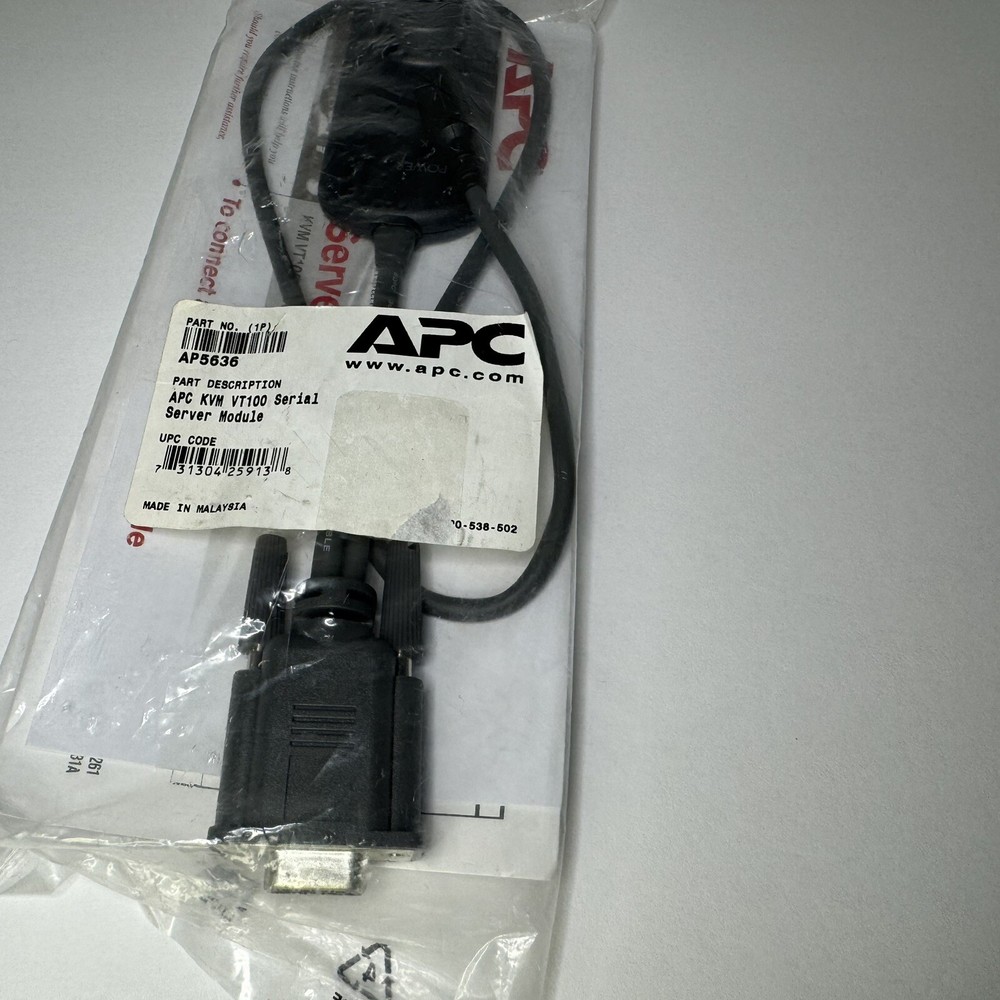 APC AP5636 KVM VT100 Serial Server Module