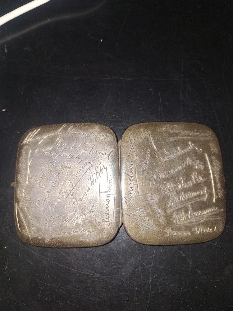 Real Silver 800 German Cigarette Case