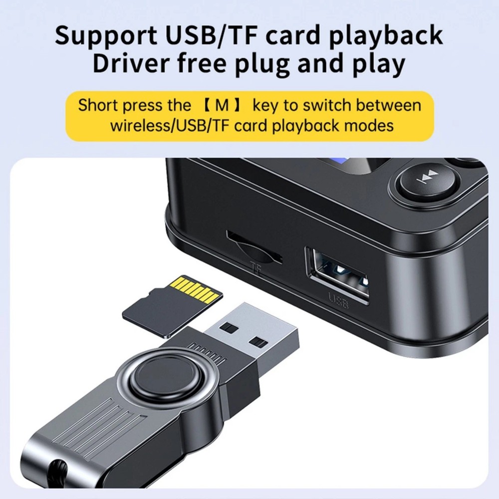 For Bluetooth 5.4 Transmitter Receiver 3.5mm AUX RCA Audio Adapter 1PCS New