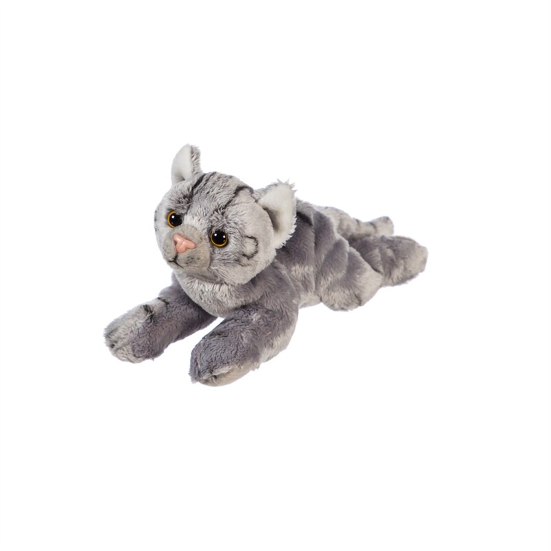 Gray Tabby Cat Bean Bag Stuffed Animal