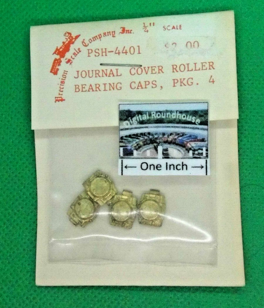 Precision Scale Co. O #4401 Journal caps, Hyatt roller bearing, pkg. 4