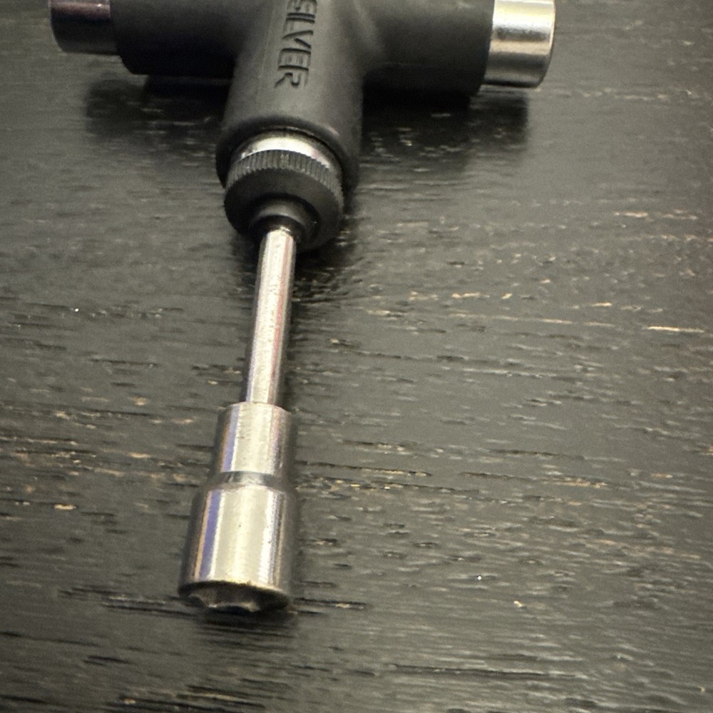 Silver Multi-Purpose Skate Tool - Black