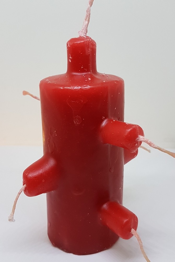 7 MECHAS ROJA VELA PODEROSA PARA TRABAJOS DE AMOR Y AMARRES KIT COMPLETO !