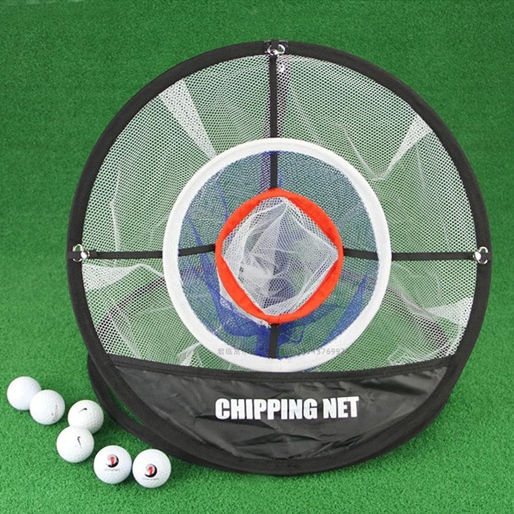Golf Practice Net Golf Hitting Aid Training Chipping w/ Target Backyard Outdoor