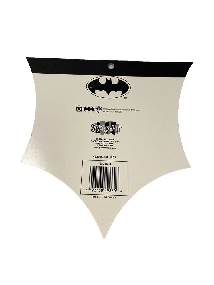1 pack 300 count DC comics BATMAN stickers by stickerfitti