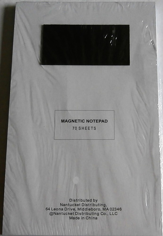 RUSTIC MAGNETIC NOTEPADS Assorted Titles 70 Sheets