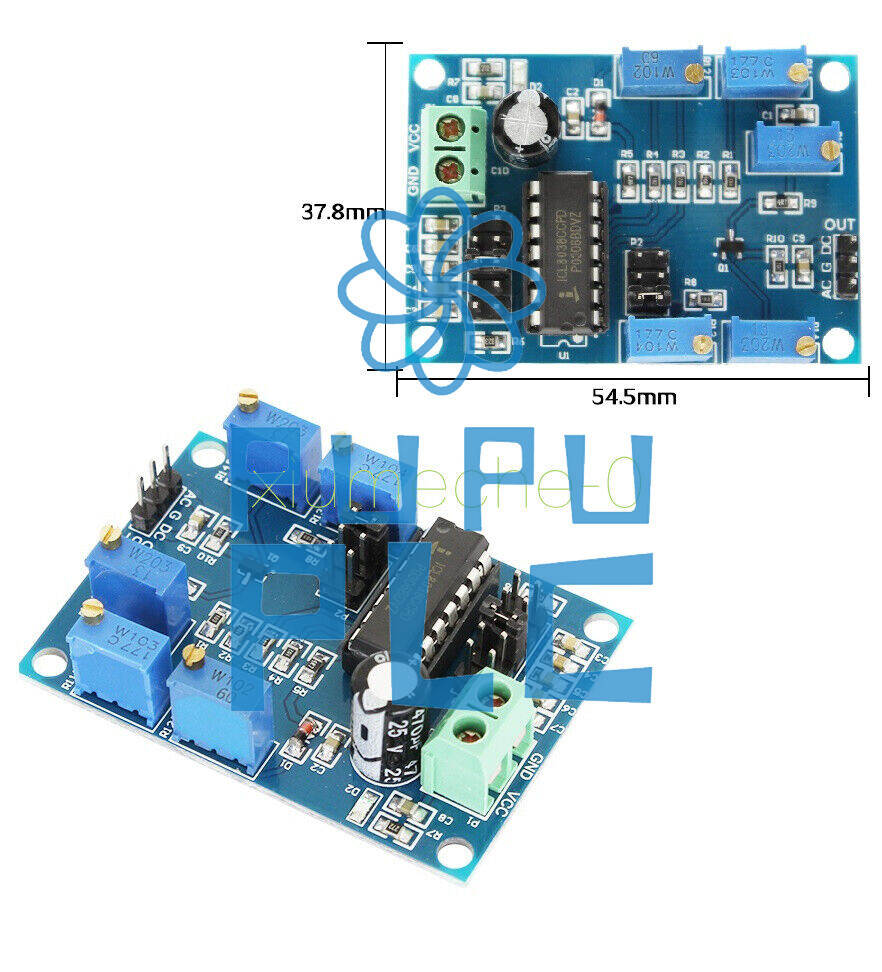 ICL8038 Medium/Low Frequency Waveform Signal Generator Sine Wave Signal Source M