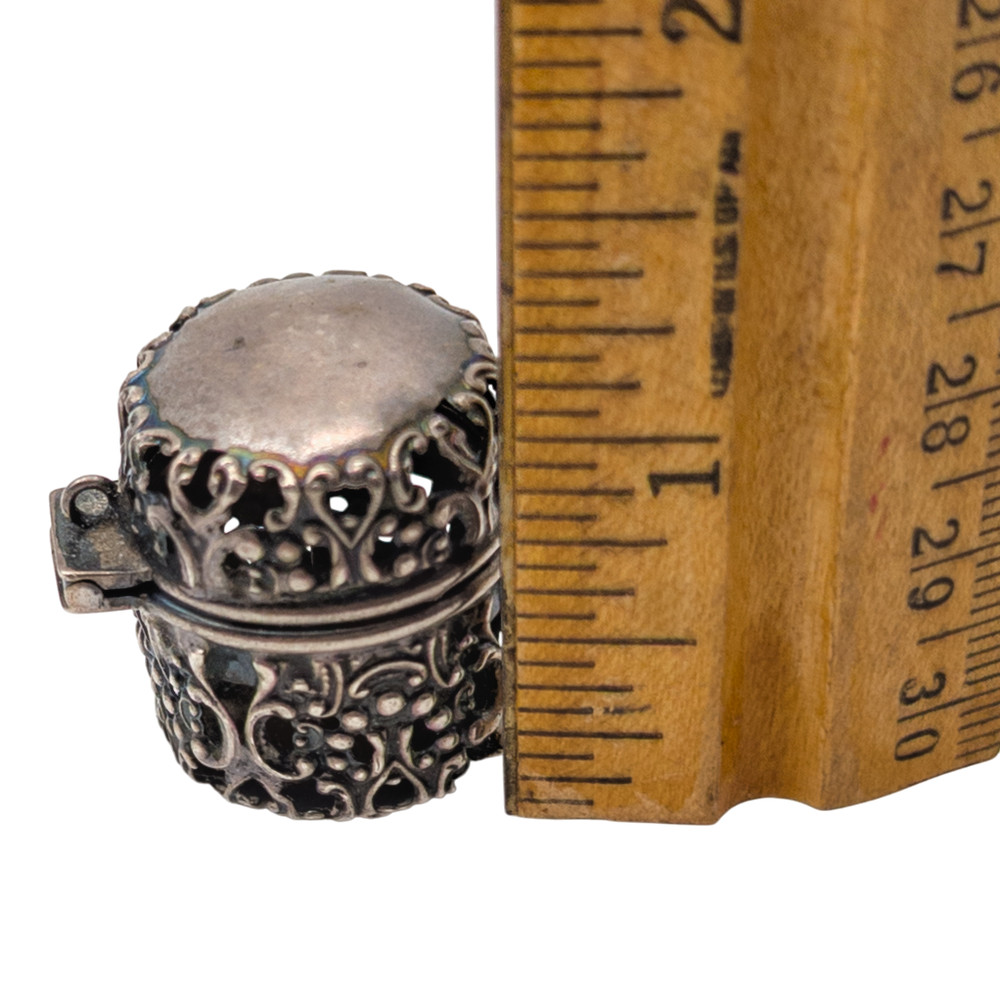 Antique Victorian Thimble Case Chatelaine Pendant