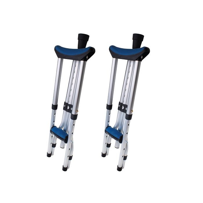 Carex Folding Crutches Pair Universal Size