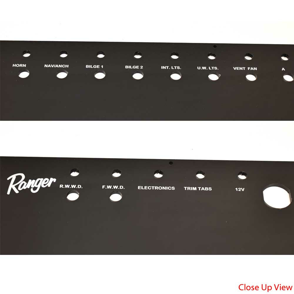 Ranger Boat Blank Dash Panel 306038 | Bay Console Switch 2016