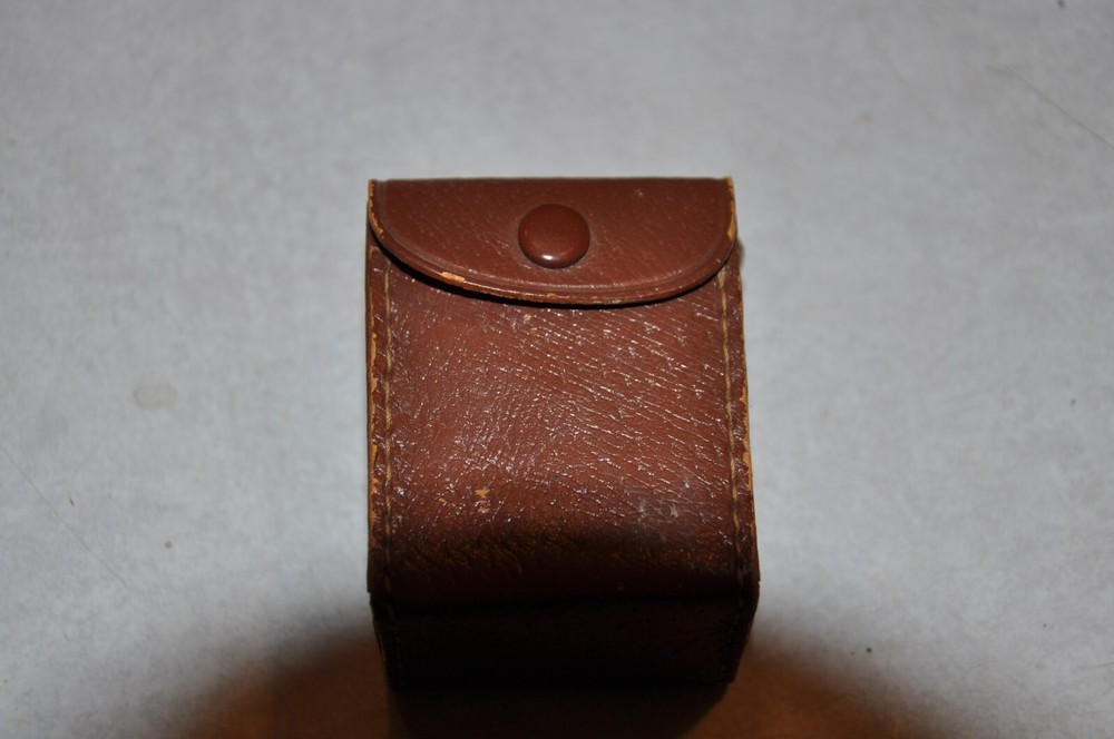 Vintage 1950s Ansco Flash Light With Original Case Untested