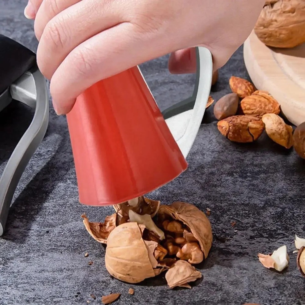 Nut Cracker Bottle Style Ergonomic Walnut Pecan Opener Sheller Tool 1-Pack