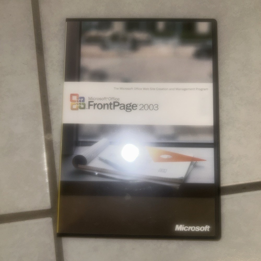 Microsoft Office FrontPage 2003 for Windows w/ PRODUCT KEY