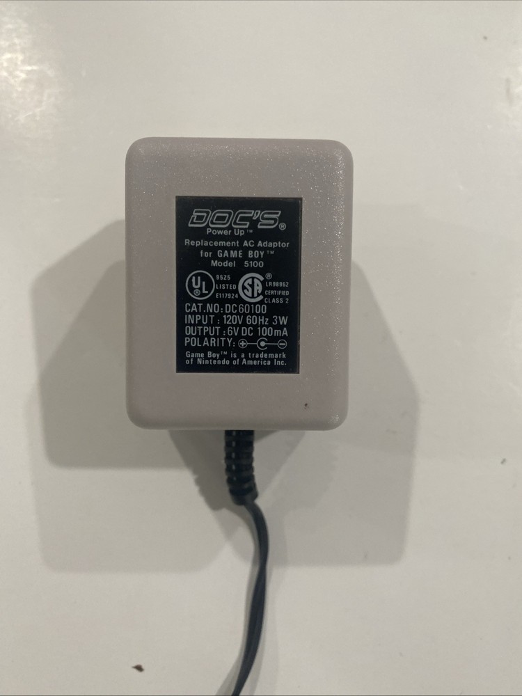 Docs Power Up AC Adaptor for Game Boy 5100