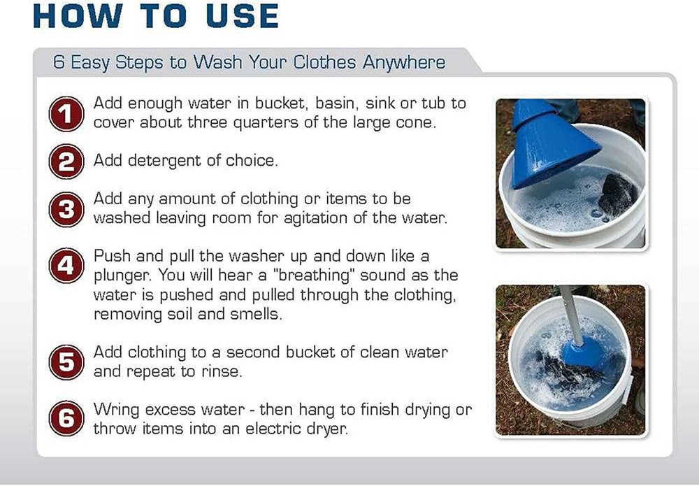 Mobile Washer Portable Clothes Agitator