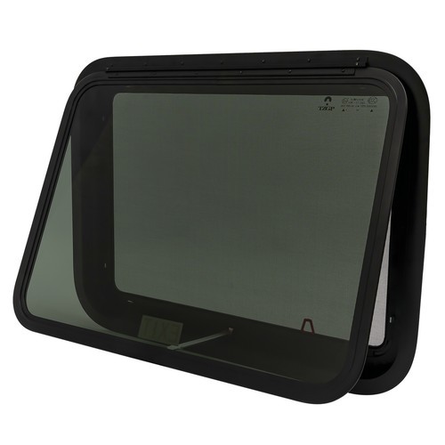 RV Push Out Window Trailer Exit Window Caravan Venting Window Rectangular 90°