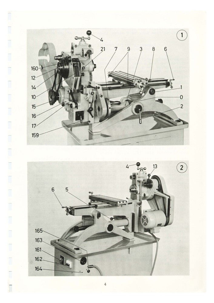 1 Universal Machine Tool Operator Instruction Manual Fits Meyer & Burger UW1 UM3