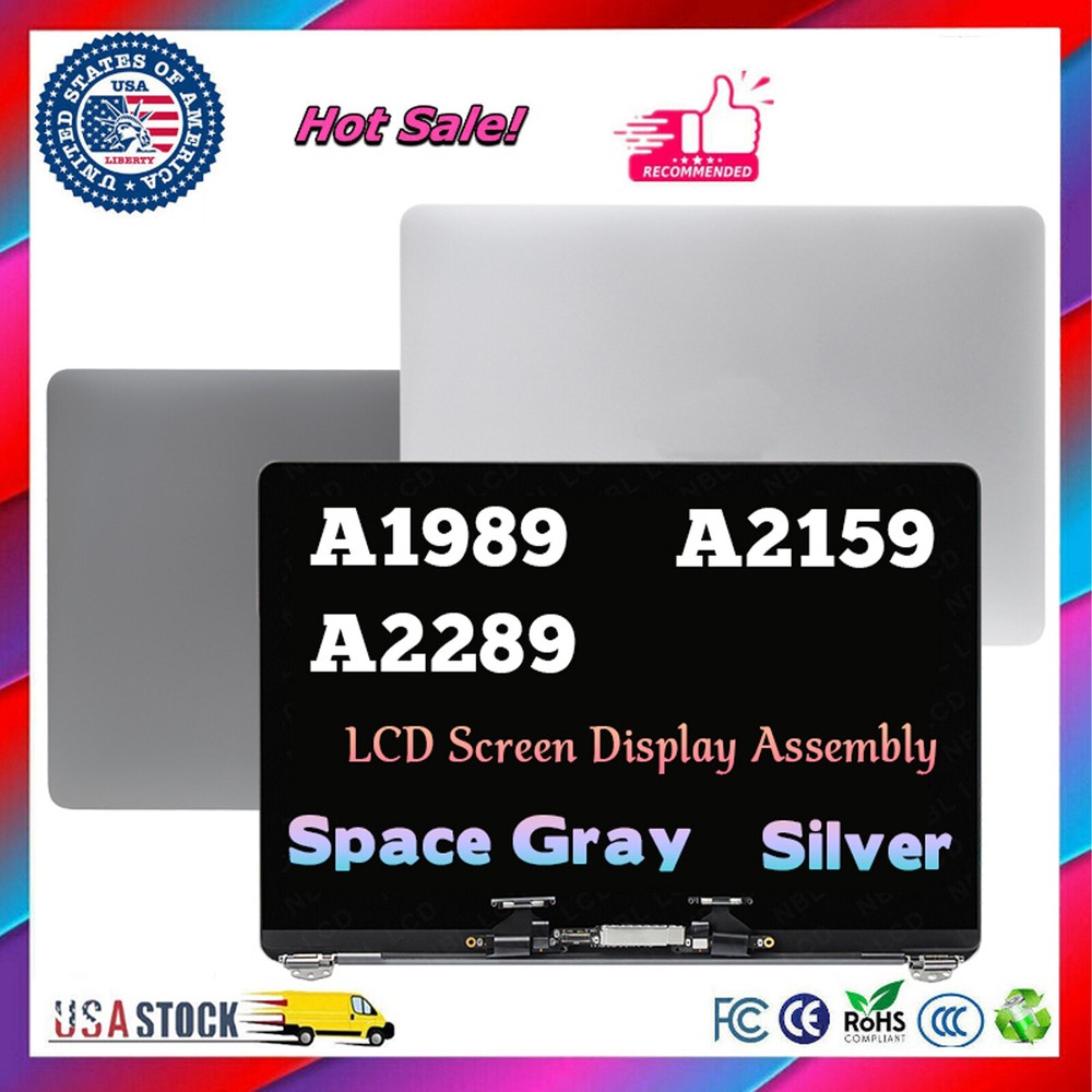 661-12829 LCD Screen Display Assembly For MacBook Pro 13" A2159 2019 Space Gray