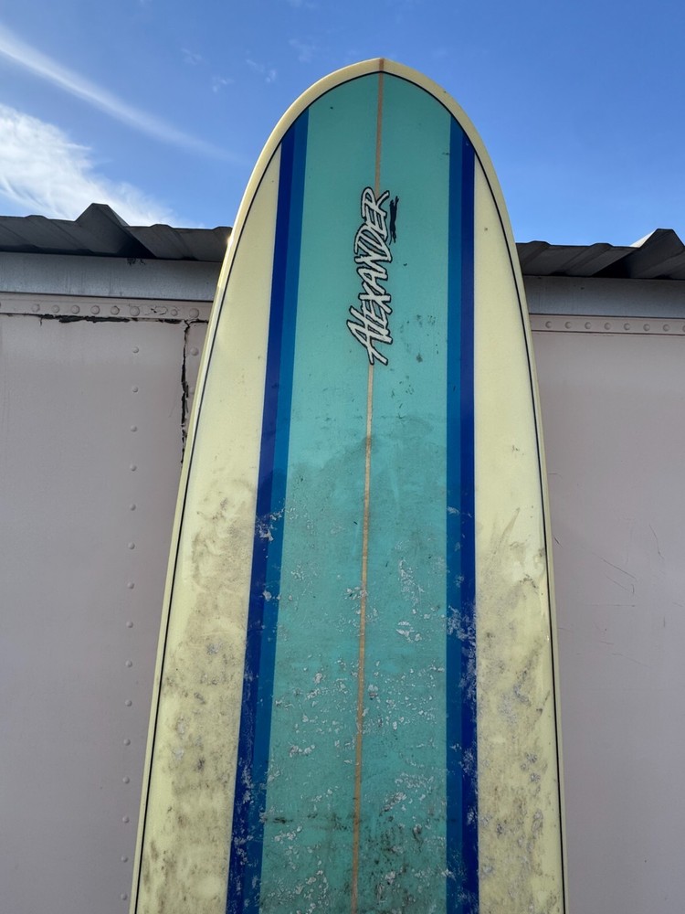 ALEXANDER VINTAGE SURFBOARD 9 FEET 6 INCHES