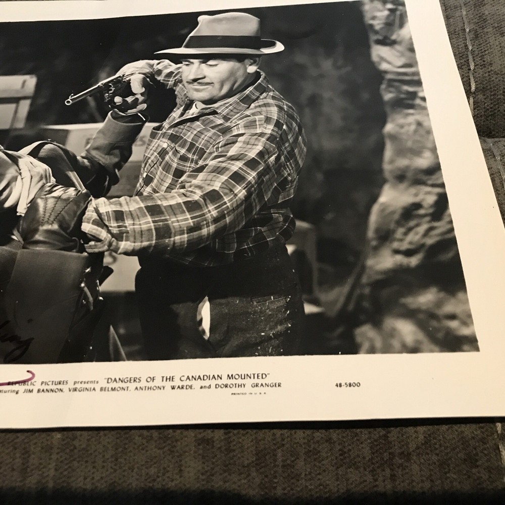 Jim Bannon Autographed 8x10