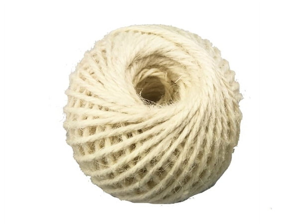 (4 pack) 150' Jute Twine, White,1 Each