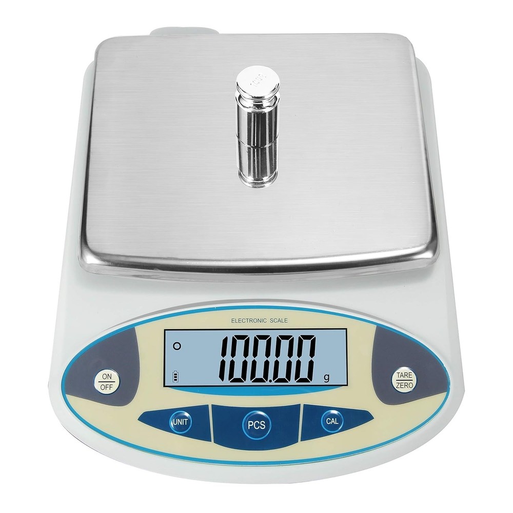 Advanced 5000g Electronic Scale - 0.01g Readout, Fault Display, Unit Convert