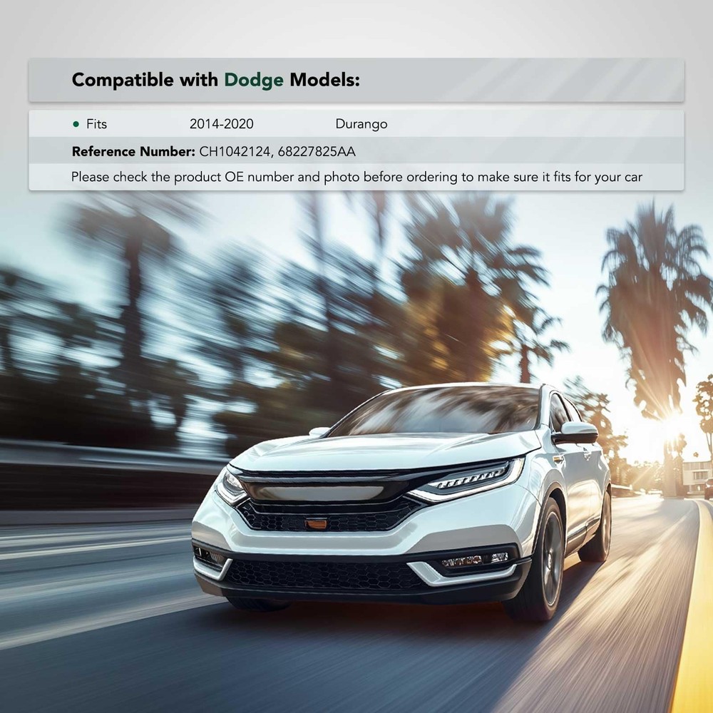 Front Driver Side Bumper Bracket Compatible with Dodge Durango 2014-2020