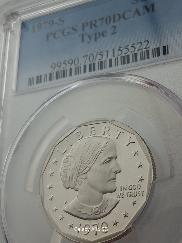 1979 S Susan B Anthony Dollar Type 2 PCGS PR70DCAM