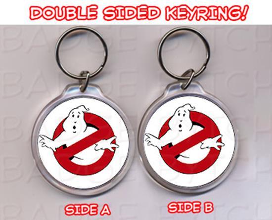 GHOST BUSTERS round KEYRING - CLASSIC!