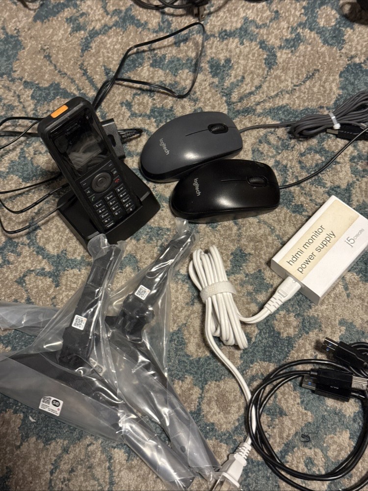 Lot Random Cables and Tech USB cables, computer, mouse, other cables, hub