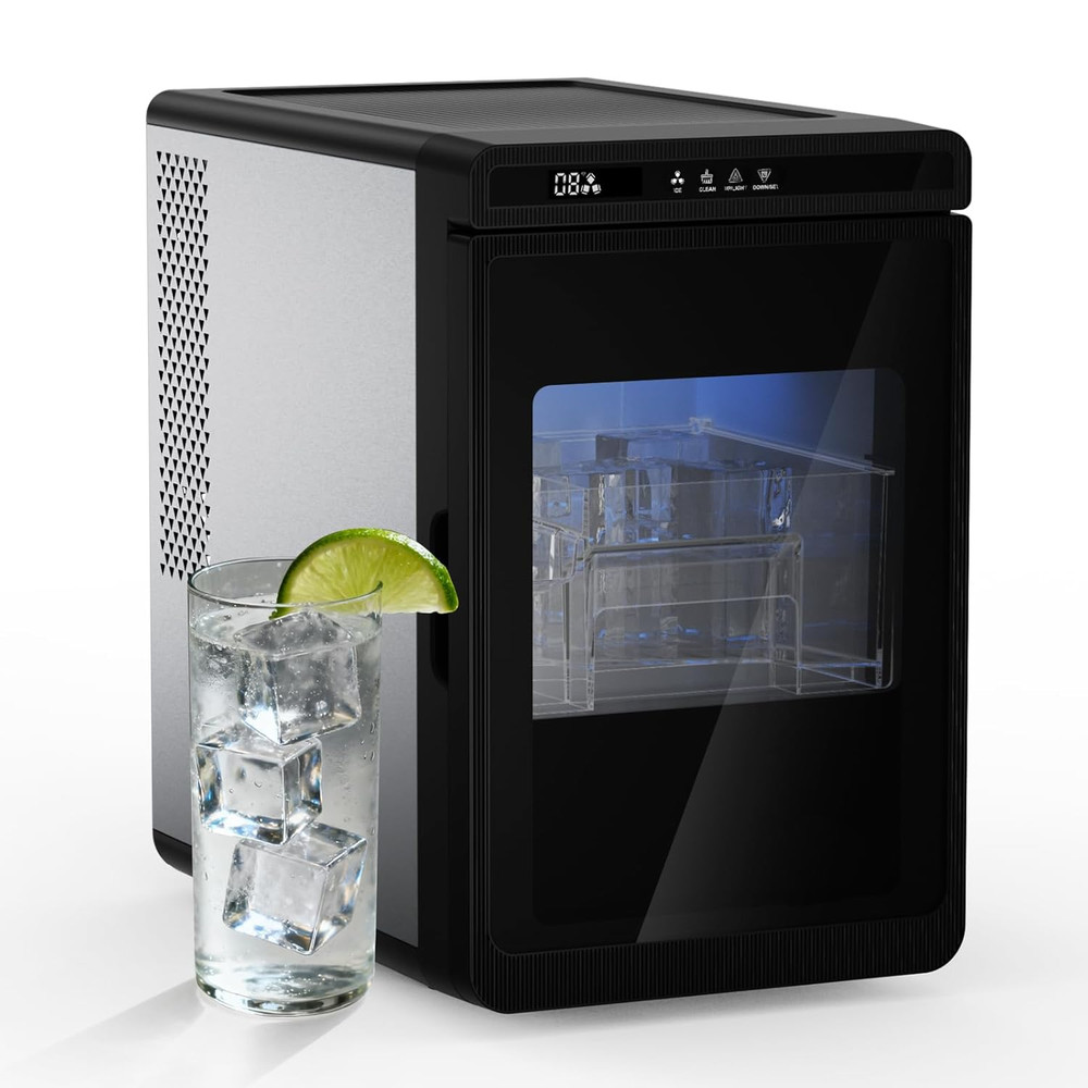 Craft Cube ICE Maker Clear Ice Maker - Makes 4X4 Crystal Clear Ice Cubes in 25Mi