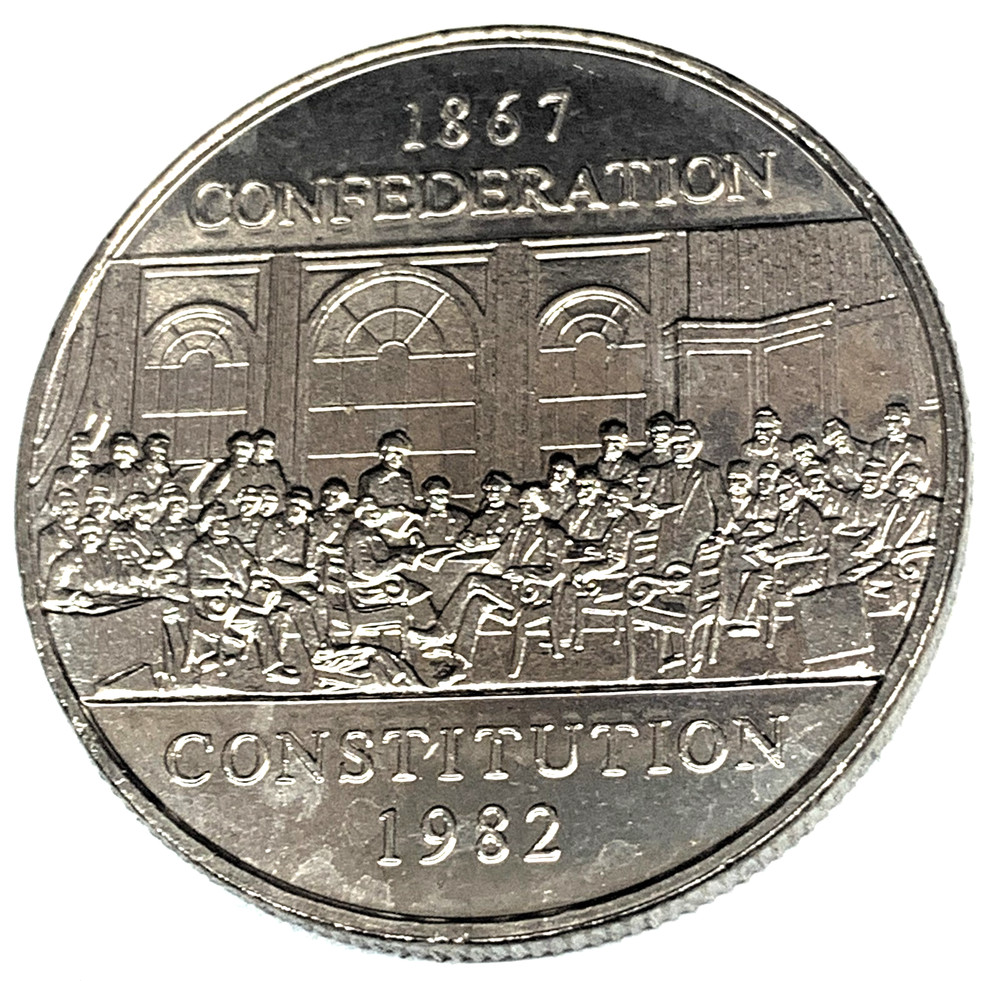 # C7256      CANADA  COIN,   ONE DOLLAR  1982   UNC