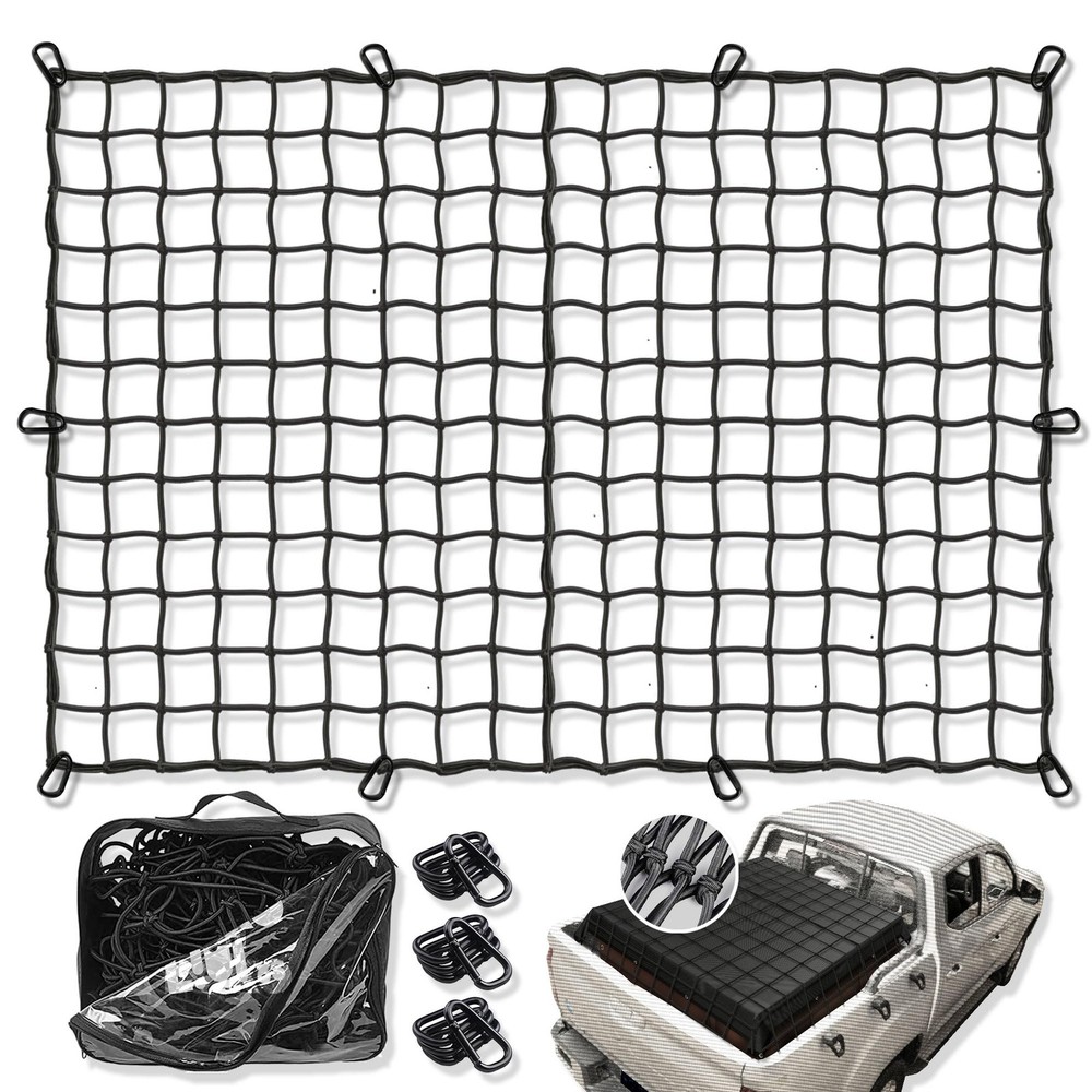 Finiboko Highly Elastic Cargo Net for 4x6Ft Net,