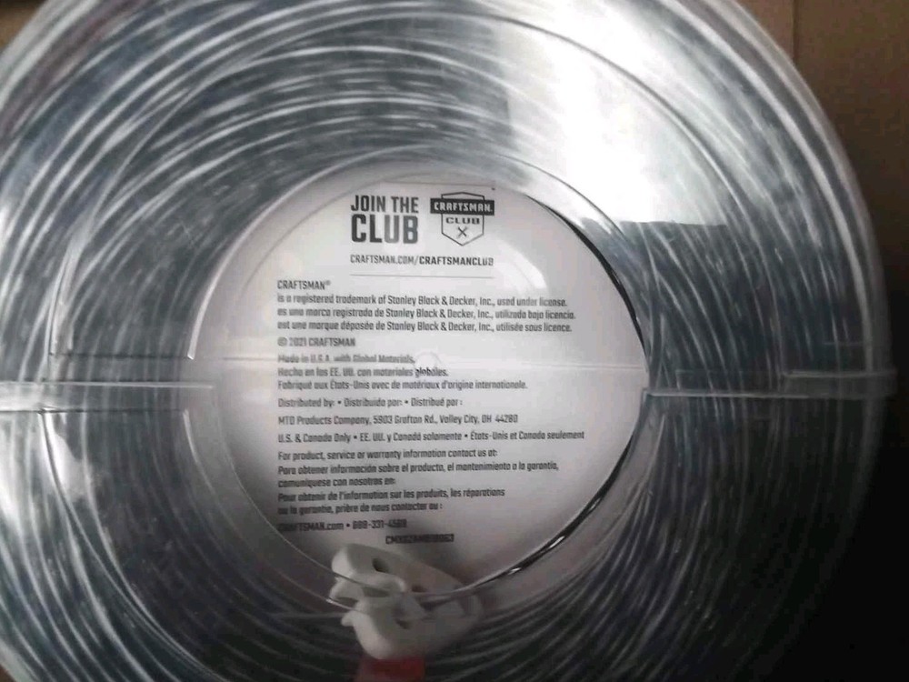 Craftsman 250ft Bulk Reel Trimmer Line