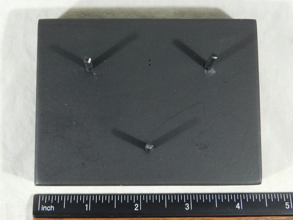 Display Stand Black Color Three Post Medium Size