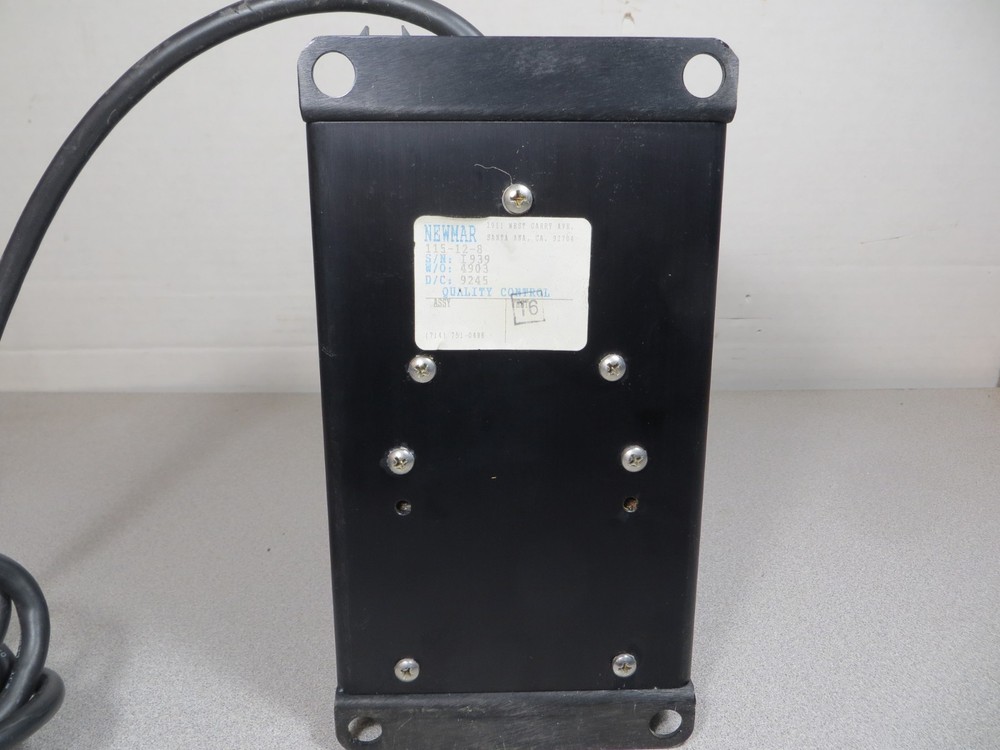 NEWMAR 115-12-8 Regulated Linear DC Power Supply - Tested