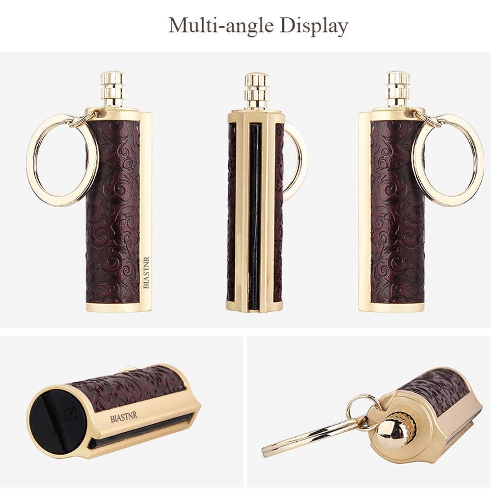 Permanent Match,Keychain Matchstick Fire Starter Immortal Lighter,Flint Match...
