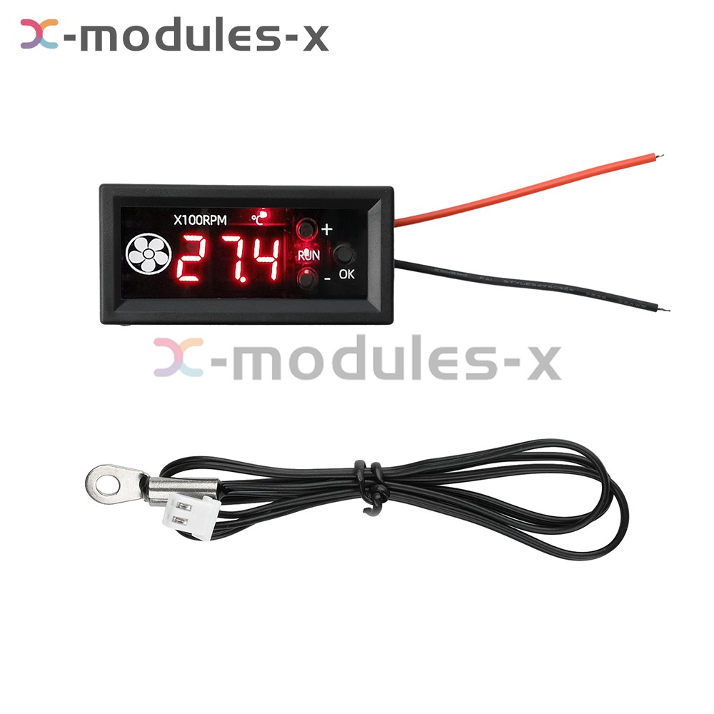 12V 3A 4-Wire PWM PC CPU Digital Fan Temperature Control Speed Controller Module