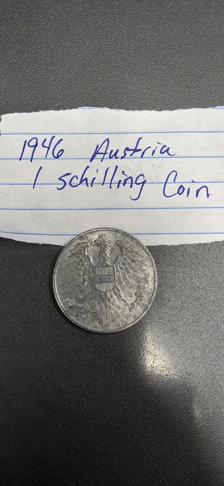 AUSTRIA   COIN  SCHILLING  1946  1 Schilling