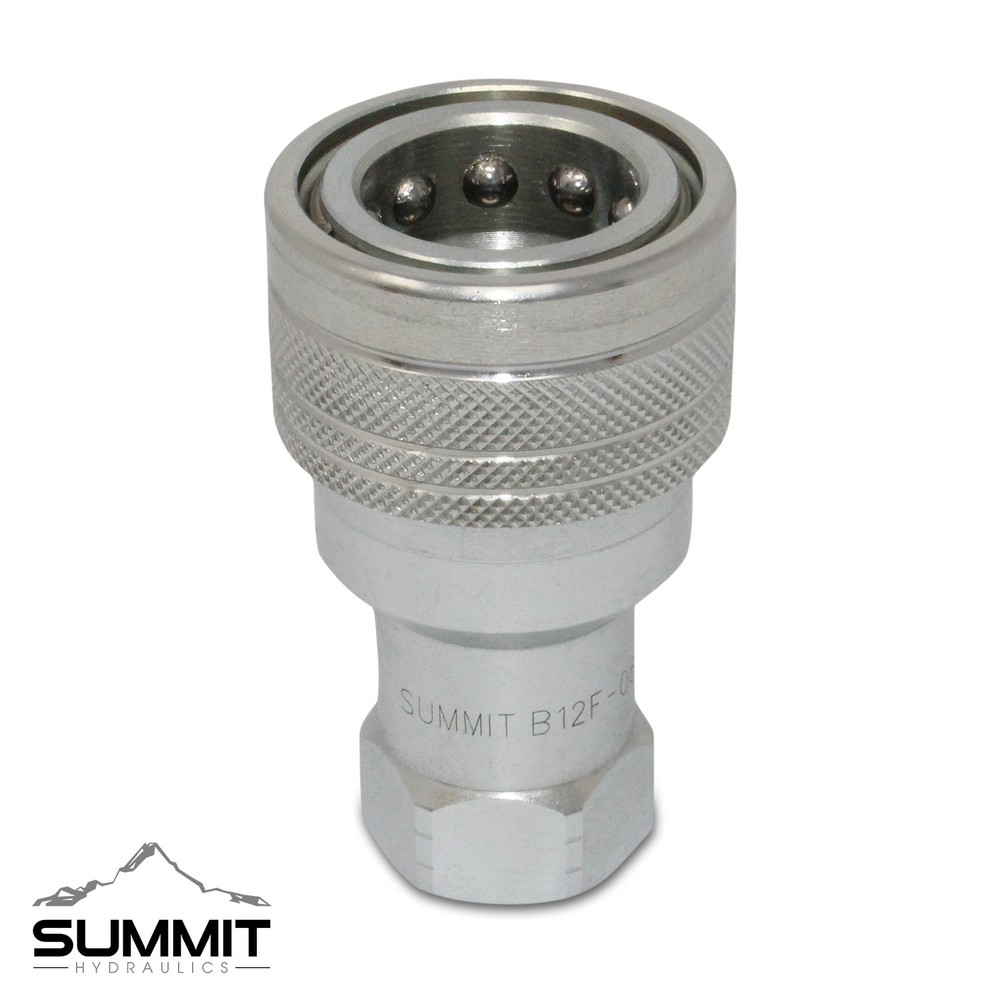 1/2″ NPT ISO 7241-B Quick Disconnect Hydraulic Coupler Set
