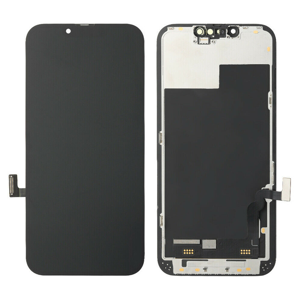 For iPhone 13 Soft OLED Display LCD Touch Screen Digitizer Frame Replacement Kit